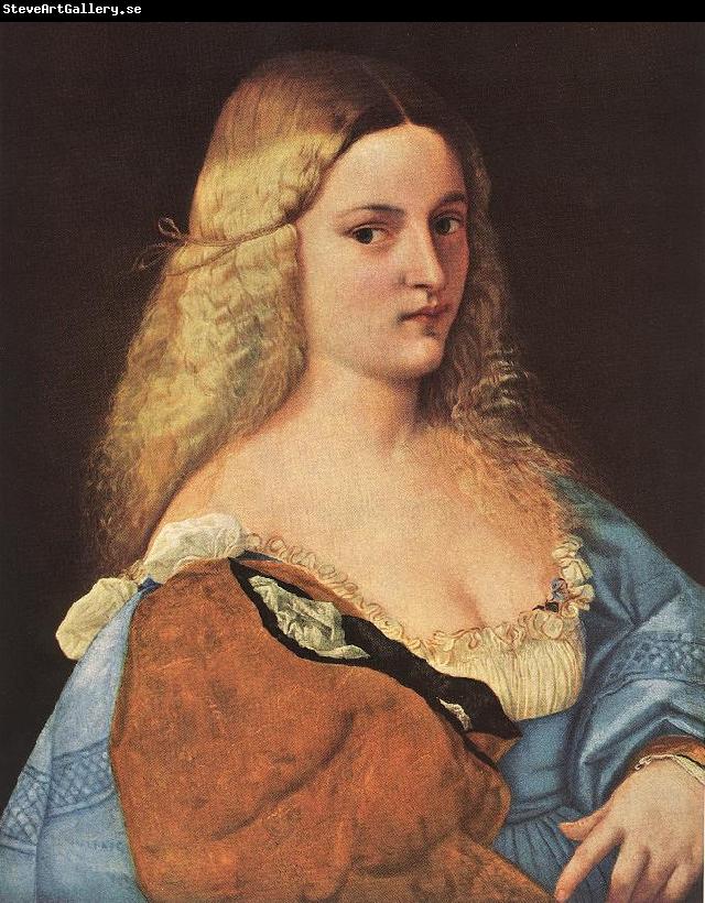 TIZIANO Vecellio Violante (La Bella Gatta) ar